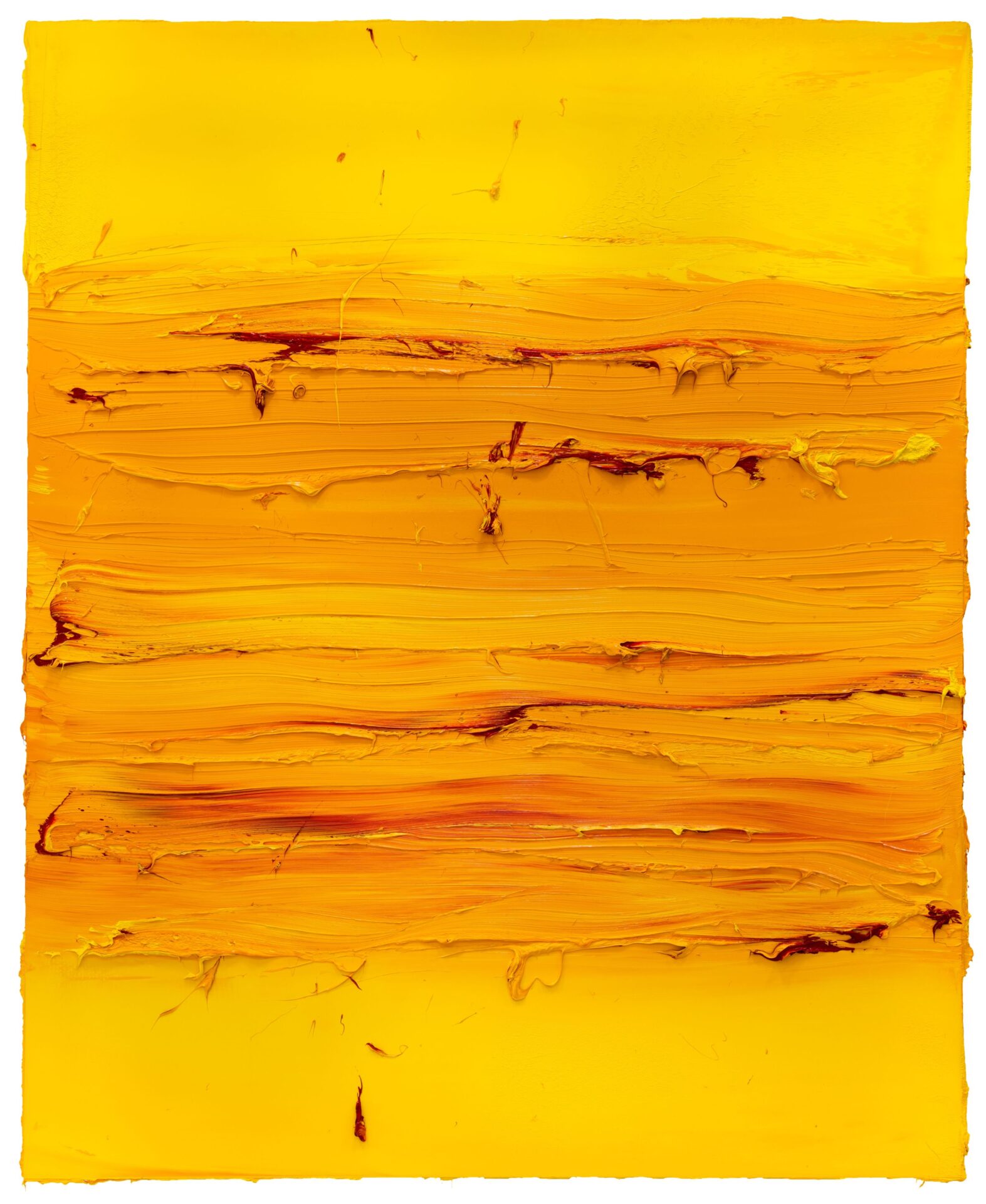 Untitled (Permanent Yellow / Ruby Lake) | Jason Martin | Centro de Arte Hortensia Herrero